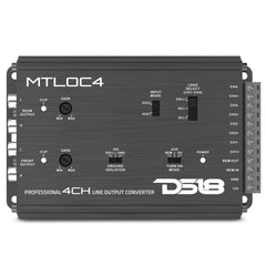 4-Channel High-to-Low Level Line Output Converter with Remote Turn-On