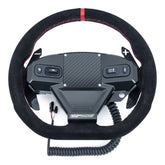 Can-Am Maverick R EVP.MOde Multifunction Steering Wheel with Carbon Fiber Paddles and Quick-Release Hub Adapter Kit