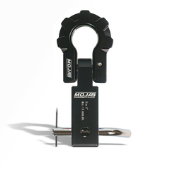 2'' Aluminum Hitch Receiver with Aluminum D-Shackle 9T-Ceramic coated