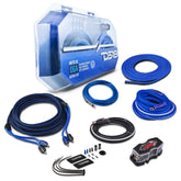 0-GA Amplifier Installation Wiring Kit - Blue