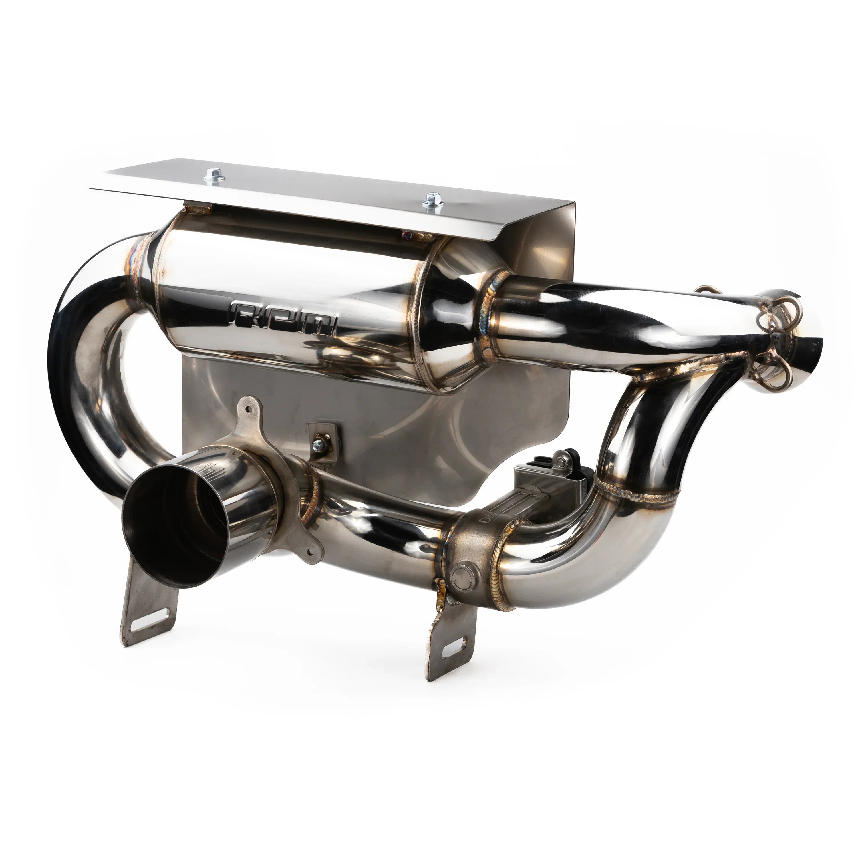 RPM X3 E-Valve Slip On Exhaust Sport Muffler Can-Am Maverick X3 Turbo R & RR 2017-2025