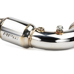 Can Am X3 Turbo Back 3" Full Race / Drag Pipe With Muffler - RPM SXS