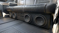 Loaded 4 x 8" Subwoofer Enclosure for Chevy/GMC Crew Cabs (2007-2026) and Ford F-150/Super Duty Crew Cabs (2009-2026)