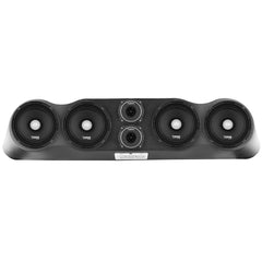 35" High Density ABS Universal Speakers Enclosure 4 X 6.5" and 2 x 3" Tweeters - Multi-Application Design for Cars, Trucks, ATVs, UTVs