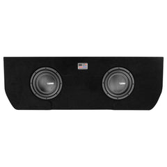 Dual 10" Loaded Subwoofer Enclosure for Tundra 2022 and Up Double Cab and Crew Max With subwoofers and Amplifier (2 X IXS10.4D AND S-3500.1SL Included)
