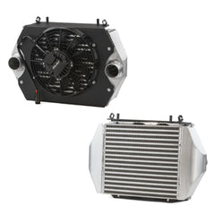 RPM Kawasaki H2 STAGE 2 Big Core Intercooler, Brushless Fan, & Sealed Shroud Kit