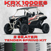 Kawasaki KRX 1000 eS 2 Seater Tender Spring Kit (Live Valve Shocks)