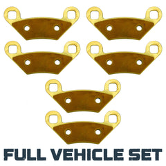 Polaris Scrambler 850 2013-2026 Brass Brake Pad Set