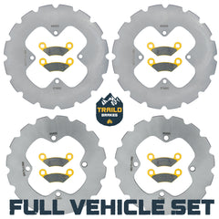 Polaris Sportsman Touring/X2 500/800 2006-2009 Ridge Rider Rotor and Pad Kit