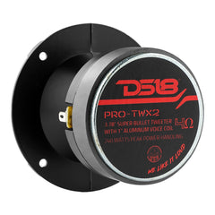 3.8" Super Bullet Tweeter 120 Watts 1" Aluminum 4-Ohm Vc
