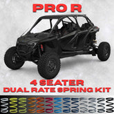 Polaris RZR Pro R 4 Seater Dual Rate Spring Kit