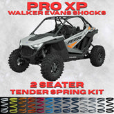 Polaris RZR Pro XP 2 Seater Tender Spring Kit (Walker Evans Shocks)