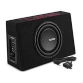 10” Amplified Shallow Subwoofer Enclosure for Pickup Trucks
