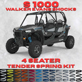 Polaris RZR S 1000 4 Seater Tender Spring Kit (Walker Evans Shocks)