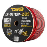10-GA OFC 100% Copper Speaker Wire 250 Feet