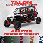 Honda Talon 1000R 4 Seater Tender Spring Kit (Live Valve Shocks)