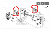 Honda Talon OEM Front and Rear Brake Pads (Pairs)