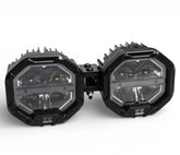 2 Light U-Con Interlocking Off Road LED Pod With Amber or White DRL Running Light
