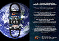 GBoost Racing Series World's Best Belt | Can-Am X3 & Defender