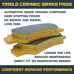 Kawasaki KX125/KX250/KX500 1995-2007 Ceramic Brake Pad Set