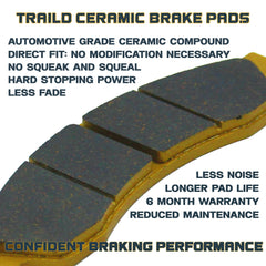 Segway Snarler AT5/AT6/AT10 2020-2025 Ceramic Brake Pad Set