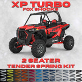 Polaris RZR XP Turbo 2 Seater Tender Spring Kit (Fox Shocks)