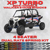 Polaris RZR XP Turbo 4 Seater Dual Rate Spring Kit (Walker Evans Shocks)(2014+)