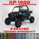 Polaris RZR XP 1000 2 Seater Tender Spring Kit (Walker Evans Shocks)