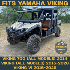 Yamaha Viking 700/Viking VI 2014-2026 Ceramic Brake Pad Set