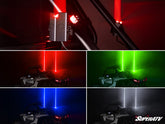 LED Laser Whip Lights
