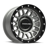 (4) RACELINE PODIUM BEADLOCKS STEALTH GREY
