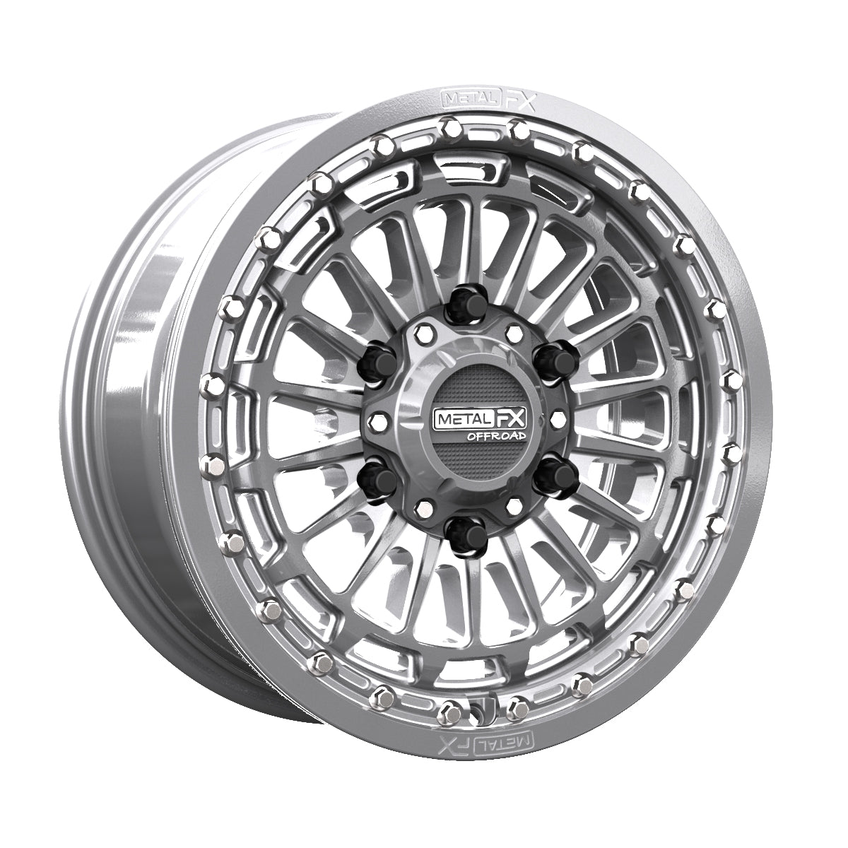 Delta 6R Beadlock | Gunmetal Contrast Cut
