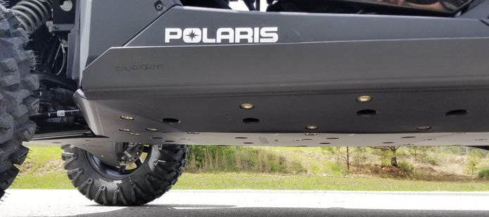 Trail Armor RZR XP Pro 4 Full Skids with Integrated Sliders or Trimmed for Extreme Kick Out Nerf Sliders 