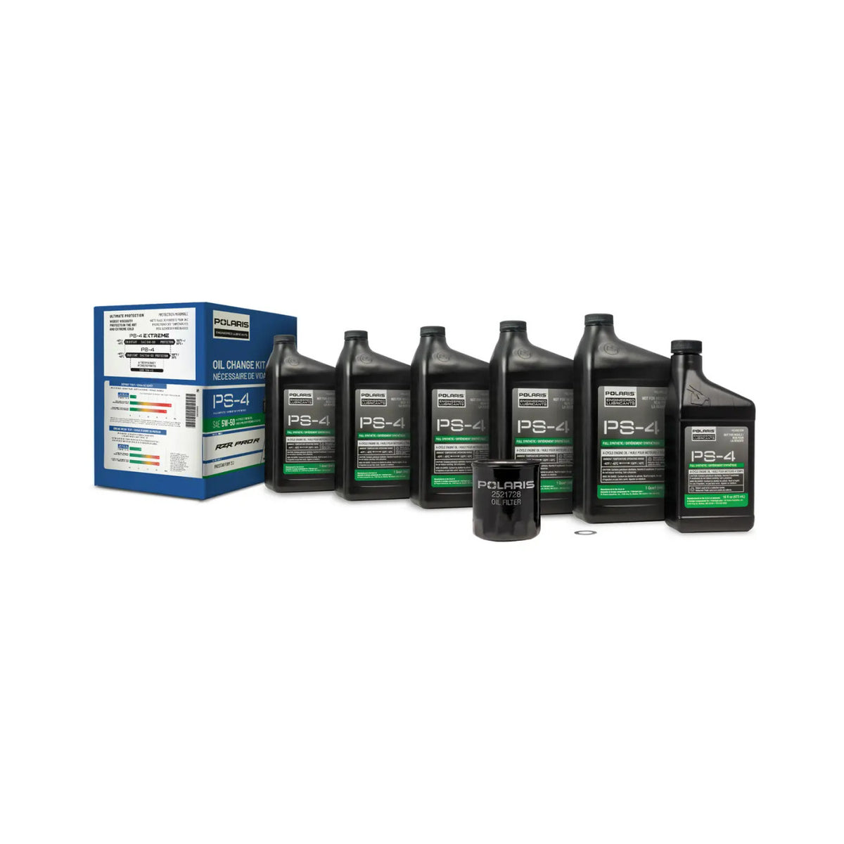PS-4 Full Synthetic Oil Change Kit, Polaris RZR Pro R, Part 2890880