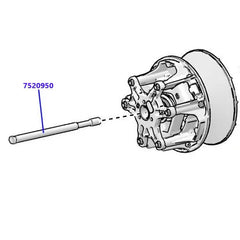 Polaris Pro R, Pro Xp, Turbo R P90 TITANIUM Primary Clutch Bolt # 7520950 M14X1.5X180 - RPM SXS