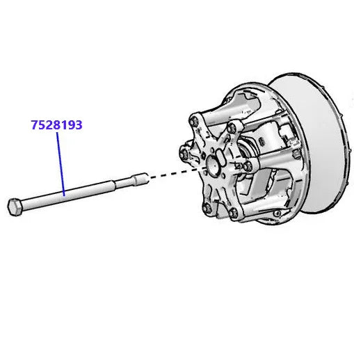 Polaris Ranger 1000 P22 Titanium Primary Clutch Bolt # 7528193 / 7520526 M14X1.5X180 - RPM SXS