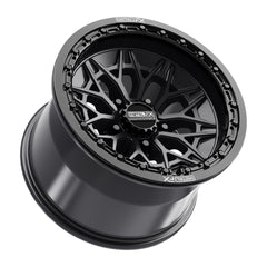 Alpha R Beadlock | Satin Black w/ Gloss Black Ring