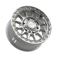 Rampage 6R Beadlock | Gloss Silver Machined