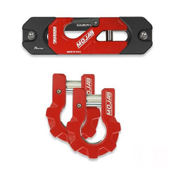Color-Matched Recessed Winch Shackle & 3/4”  Aluminum D-Shackles