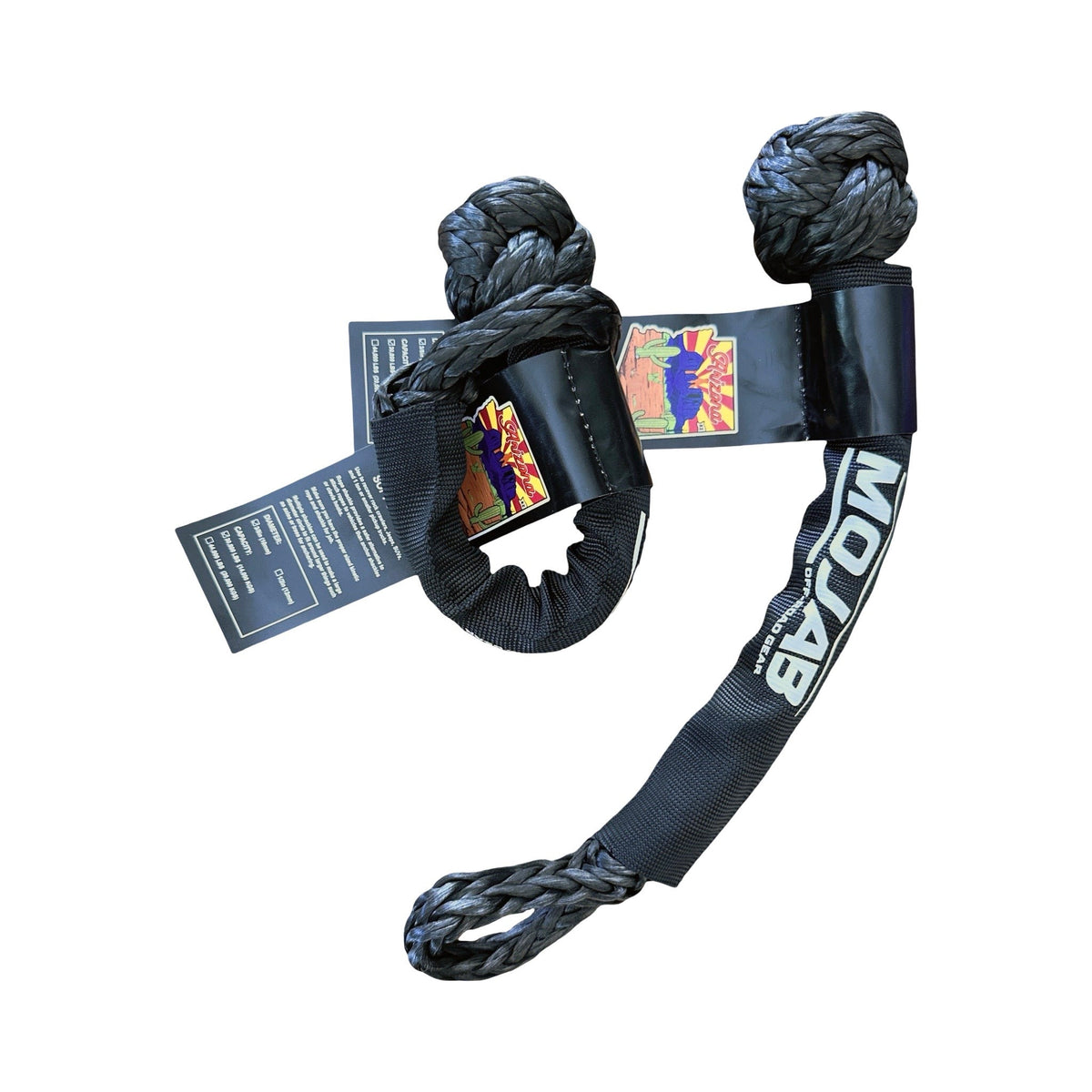 Soft Shackle 3/8’’ x 14’’ with sleeve- Set of 2 Shackles