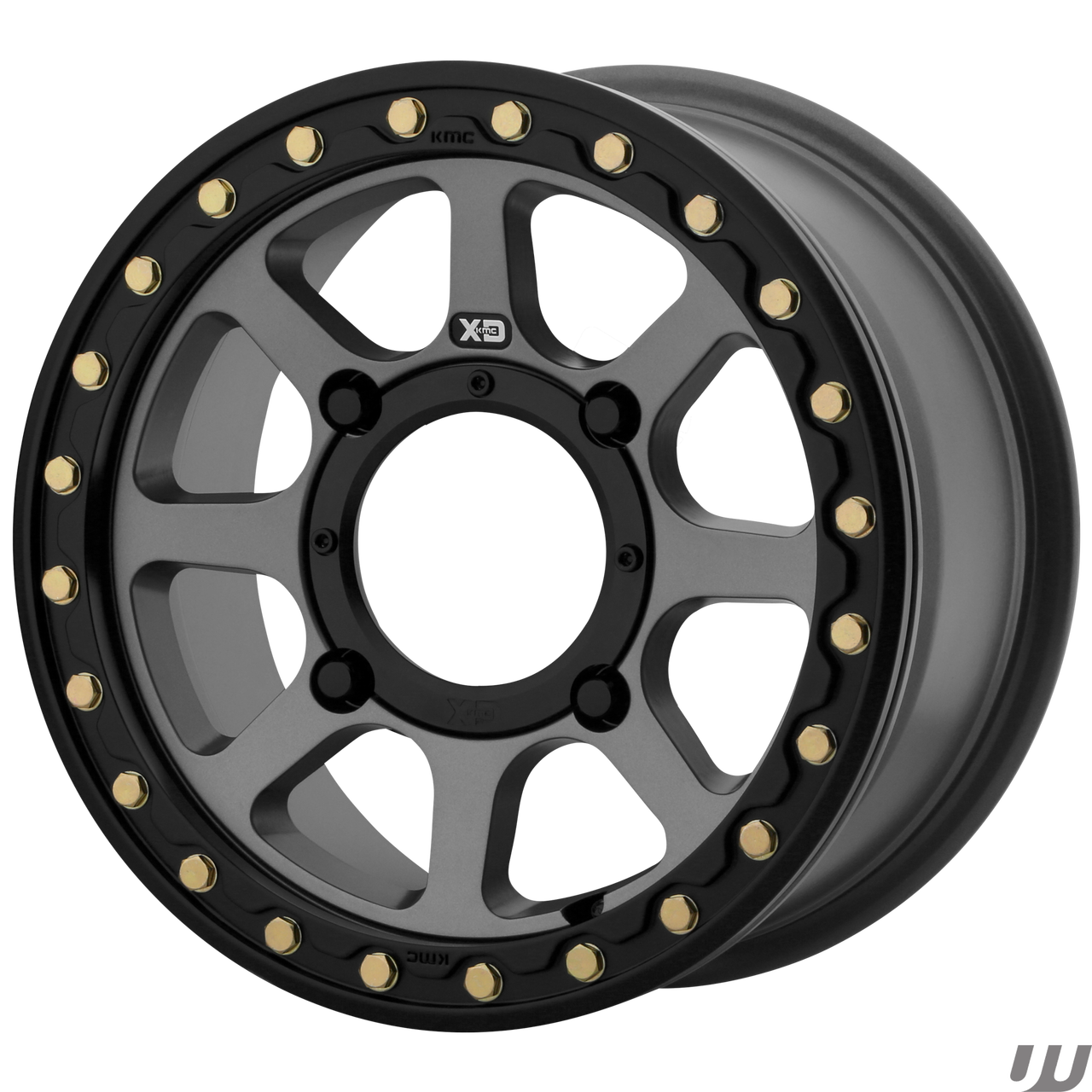 GREY KMC ADDICT 2 BEADLOCK UTV WHEELS