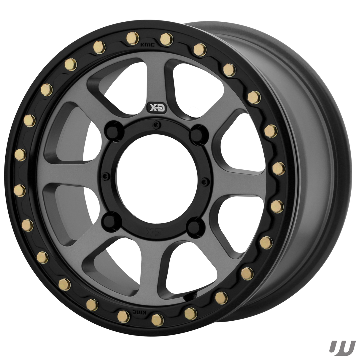 GREY KMC ADDICT 2 BEADLOCK UTV WHEELS