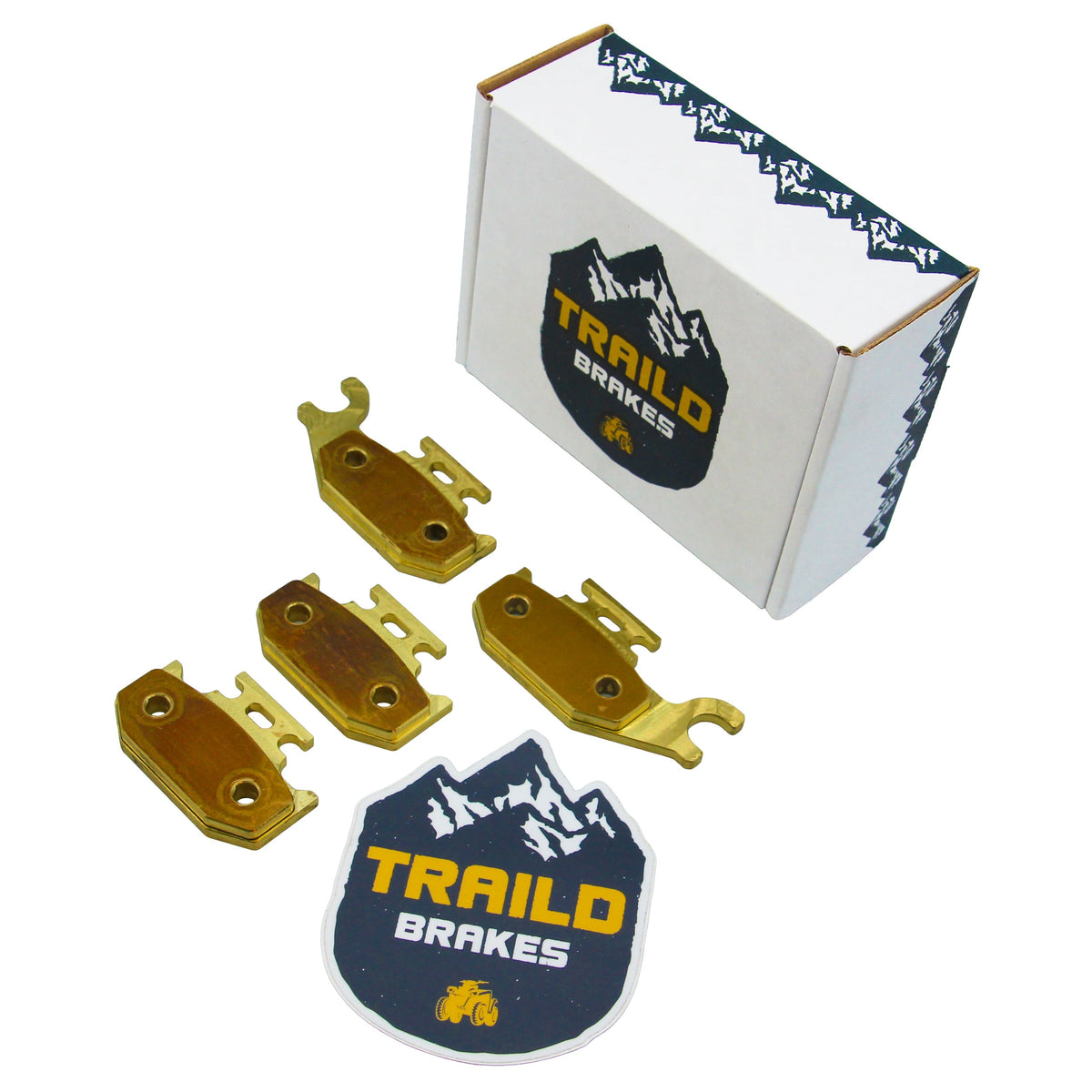 Suzuki King Quad LTA/LTF 400/450/500/700/750 2005-2026 Brass Brake Pad Set