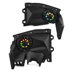 Can-Am Maverick X3 Dashboard Panel Loaded with NXL-IQ 6.5" 2-Way Coaxial Marine Speakers and Digital LED Lights