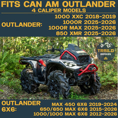Can-Am Outlander 1000/850/650/450 6x6 2015-2026 Ridge Rider Disc Brake Rotor Kit