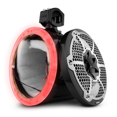 NXL 10" Marine and Powersports Empty Tower LED RGB Lights -Black Carbon Fiber