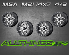 MSA M21 Lok  - Bead lock set of 4  W/ free color match rings