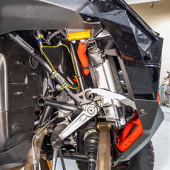 RPM Pro R, Pro S & Turbo R  Carbon Fiber Radiator Heat Air Deflector & Cab Cooling Panel