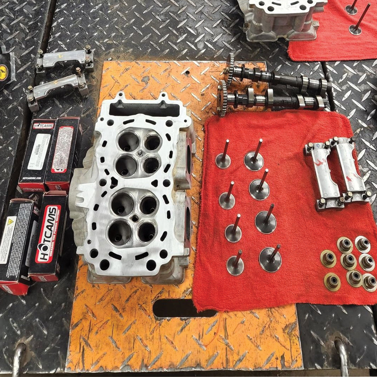 Polaris RZR Cylinder Head rebuilding