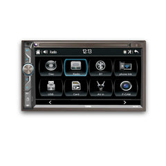 6.9" Touchscreen Mechless Double-DIN Headunit with Bluetooth, USB and Mirror Link